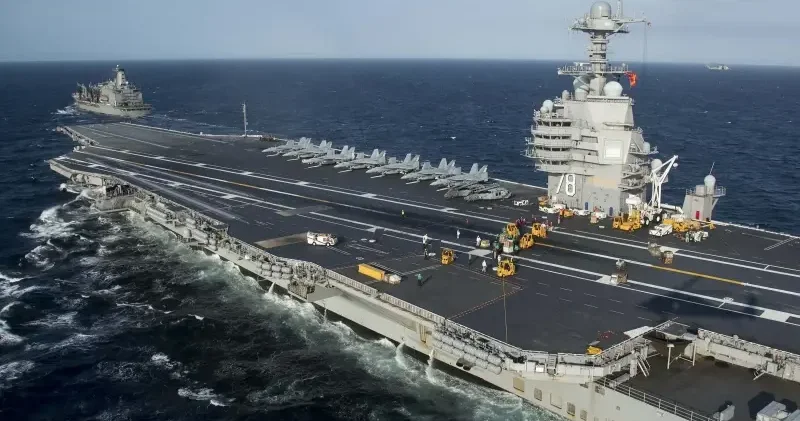 ABD den Akdeniz hamlesi: Gerald Ford uçak gemisi daha da Batı ya çekildi Dünya Haberleri