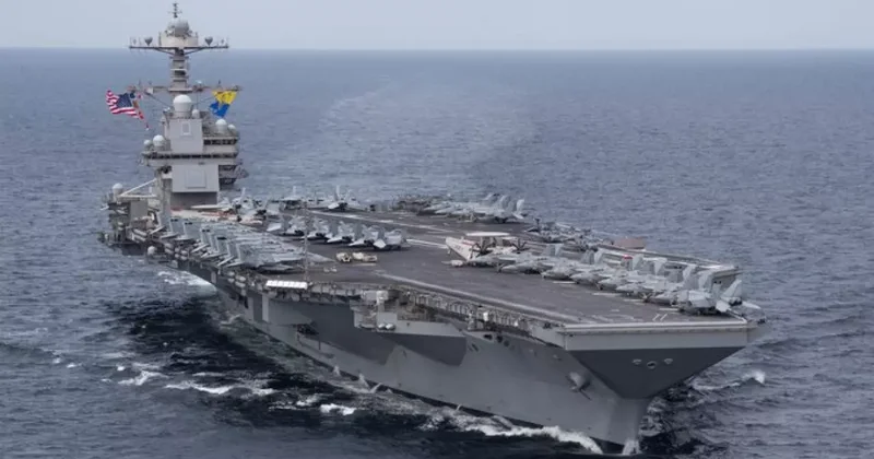 ABD ye ait uçak gemisi USS Gerald Ford un yeni adresi belli oldu!