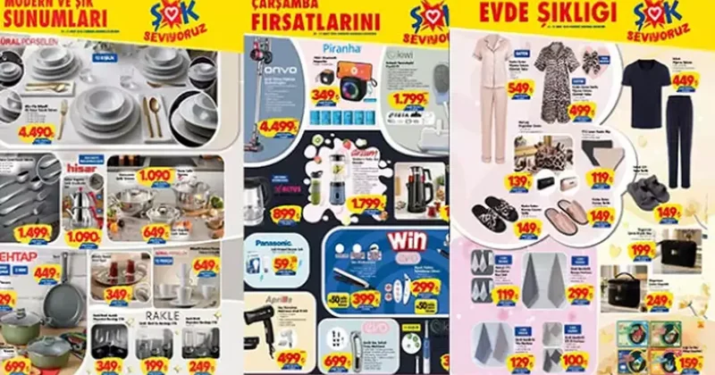 ŞOK Aktüel Kataloğu 25 31 Mart ŞOK indirimli ürünler listesi