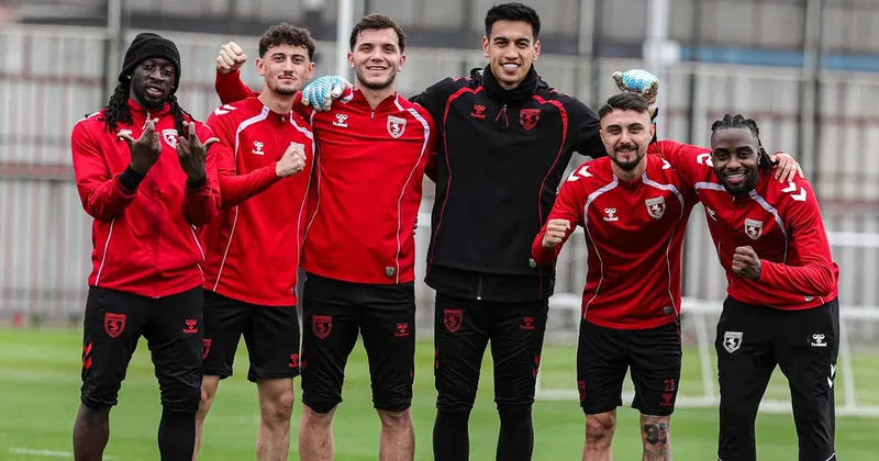 Samsunspor da Konyaspor mesaisi devam etti!