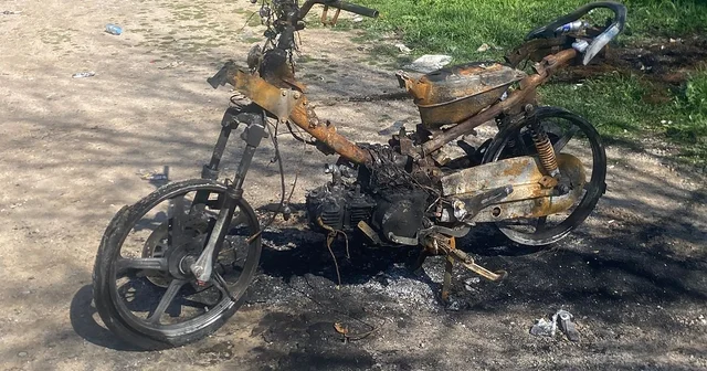 50 bin liralık motoruna 204 bin TL ceza yedi, motorunu yaktı Muğla Haberleri