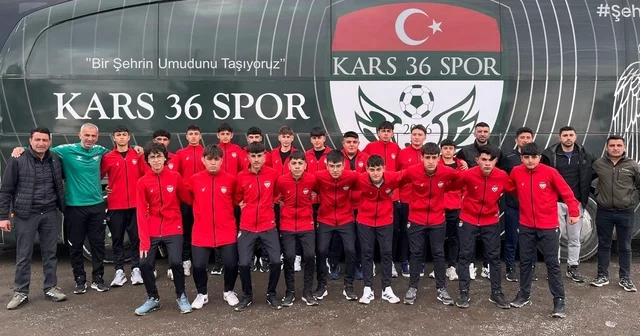 Kars 36 Spor U16 Takımı Türkiye Şampiyonası için Bingöl yolunda Kars Haberleri