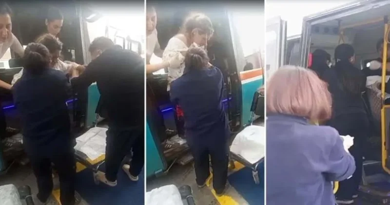 Dolmuşta doğum yapan anne bebeğini terk etmiş