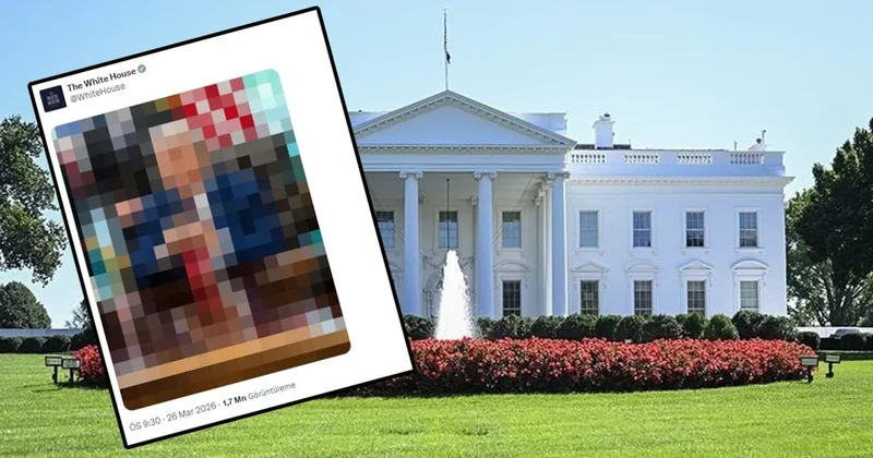 Beyaz Saray Trump ın fotoğrafını sansürleyerek paylaştı Sözcü Gazetesi