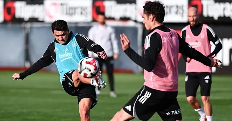 Beşiktaş, akşam antrenmanında kondisyon ve taktik çalıştı!