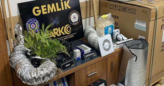 Gemlik te uyuşturucu tacirlerine operasyon Bursa Haberleri