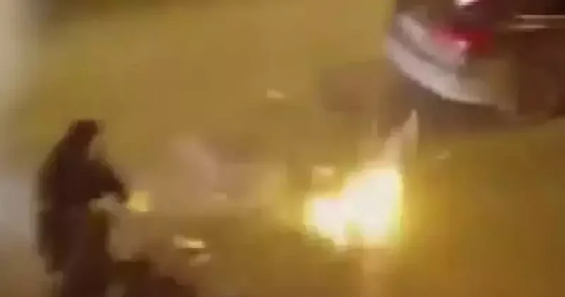 Küçükçekmece de havai fişek atan şüpheli gözaltına alındı