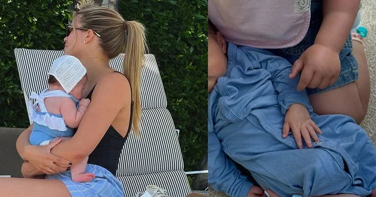 Ünlü çiftten ikinci bebek müjdesi geldi: Küçük kızım abla oldu!