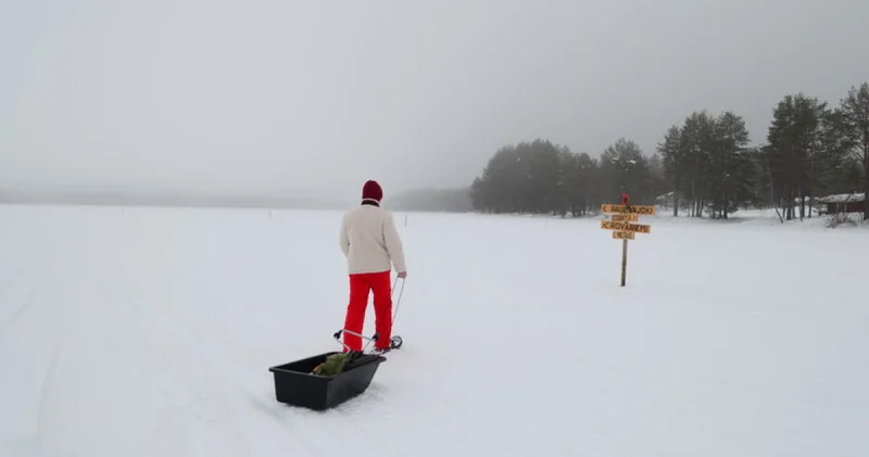 Kuzey Kutup Dairesi nde yer alan Sodankyla kentinde günlük yaşam