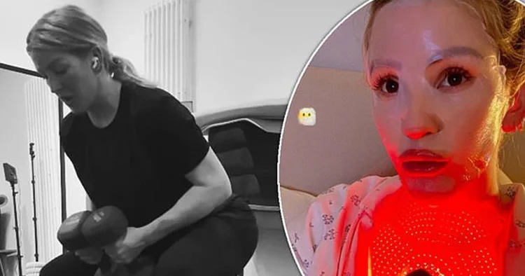 Ünlü şarkıcıyı albüm telaşı sardı… Doğumdan üç hafta sonra spor salonuna döndü!