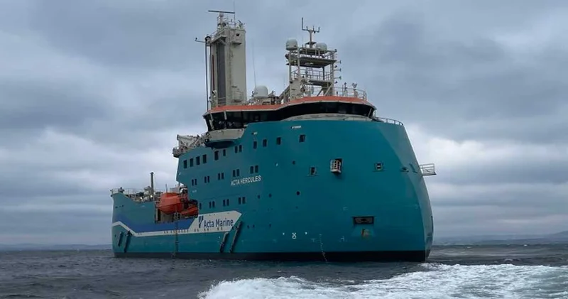 Türk yapımı Acta Pegasus’un kardeşi Acta Hercules evine doğru yola çıktı