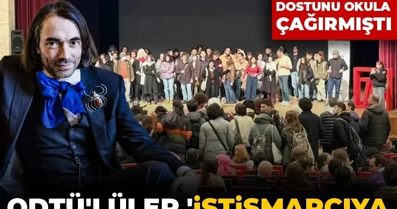ODTÜ lüler İstismarcıya yer yok deyip kovdu! Rektörlük Epstein in dostunu okula çağırmıştı