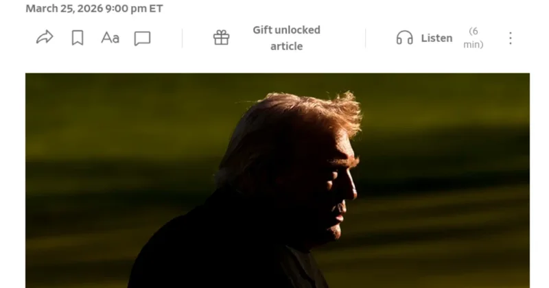 Trump bir öyle, bir böyle deyince dünyaca ünlü WSJ nin bile kafasını karıştı Sözcü Gazetesi