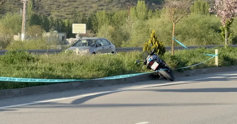 Tokat’ta meydana gelen motosiklet kazasında sürücü hayatını kaybetti