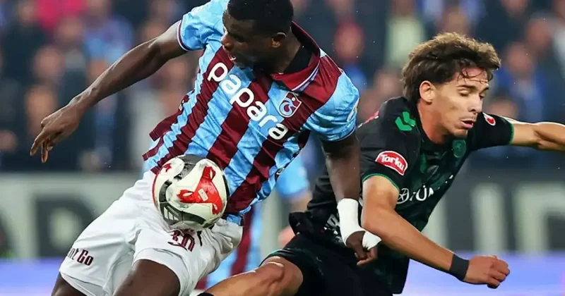 Zirve yarışı kızışıyor! Trabzonspor, Konyaspor deplasmanında