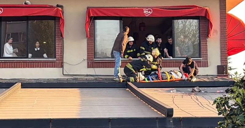 Kafeteryanın üçüncü katından alt kata düştü Sözcü Gazetesi