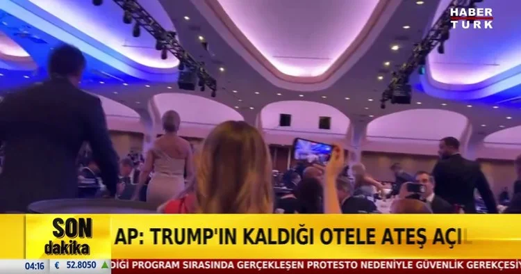 Trump ın katıldığı etkinlikte olay çıktı