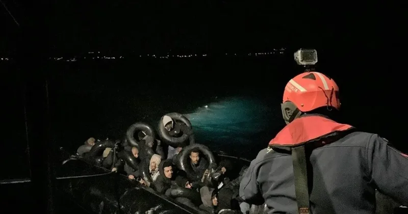 Çeşme açıklarında 31 düzensiz göçmen yakalandı