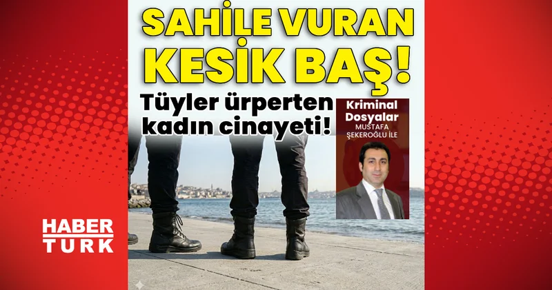 Sahile vuran kesik baş! Tüyler ürperten kadın cinayeti! Son dakika haberleri