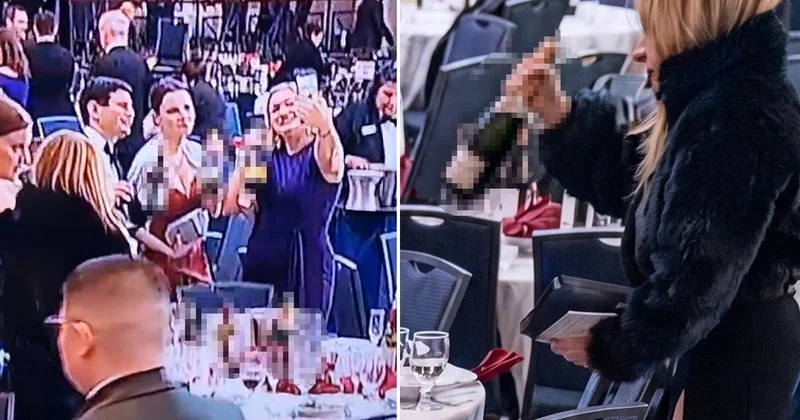 Trump a saldırı girişiminde davetliler kaosun ortasında içki şişelerini çaldı