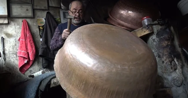 Dövme bakır kazanlar geleneksel yöntemlerle hazırlanıyor Gaziantep Haberleri
