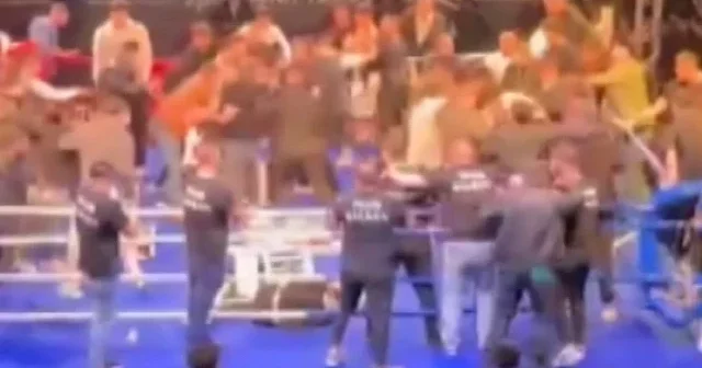 Trabzon’da boks şampiyonasında ortalık karıştı: Seyirciler ringe çıkıp boksörleri dövdü VİDEO İZLE