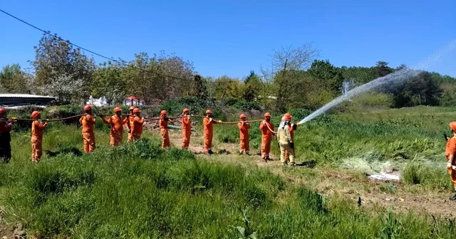 EDAK ekibi, orman yangınları gönüllü eğitimini tamamladı Edirne Haberleri