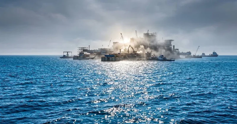 Suyun ortasında devasa bir ada yaptılar Sözcü Gazetesi