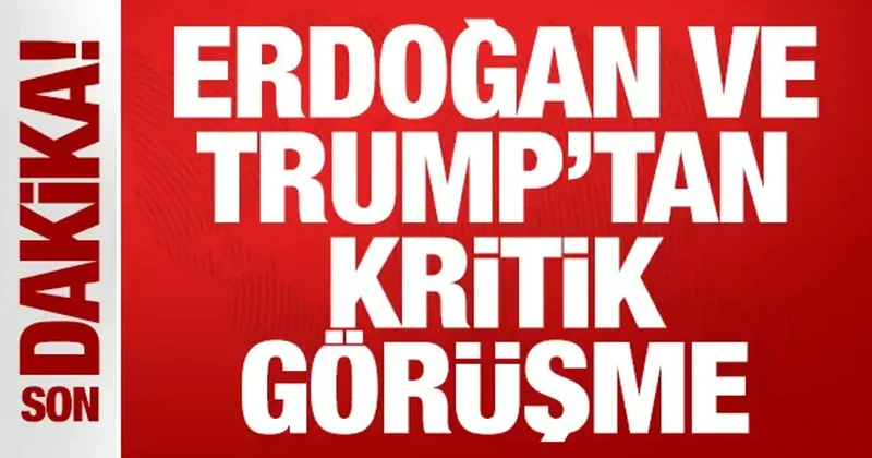Son dakika: Başkan Erdoğan, ABD Başkanı Trump ile görüştü!
