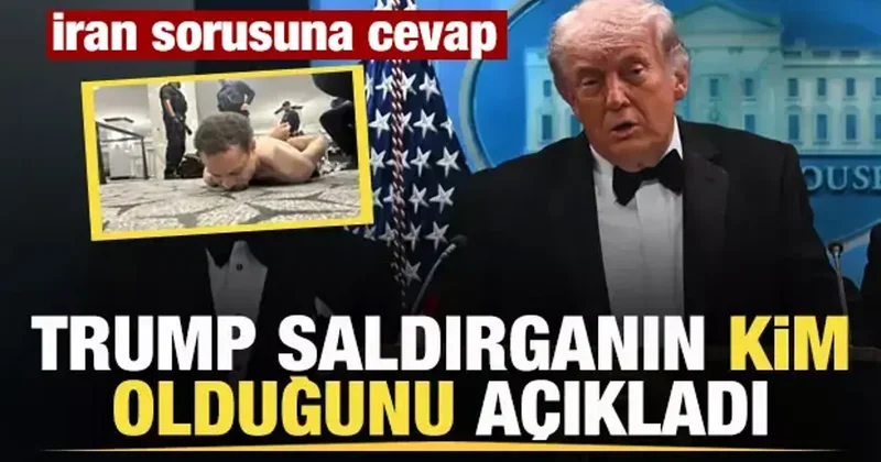 Washington da silahlı saldırı! Trump saldırganın kim olduğunu duyurdu İran sorusuna cevap