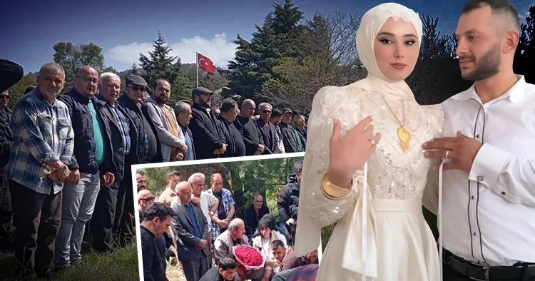 Düğünleri olacağı gün evde ölü bulunmuşlardı! Cenazede yürek yakan an: Damadın mezarına bıraktılar