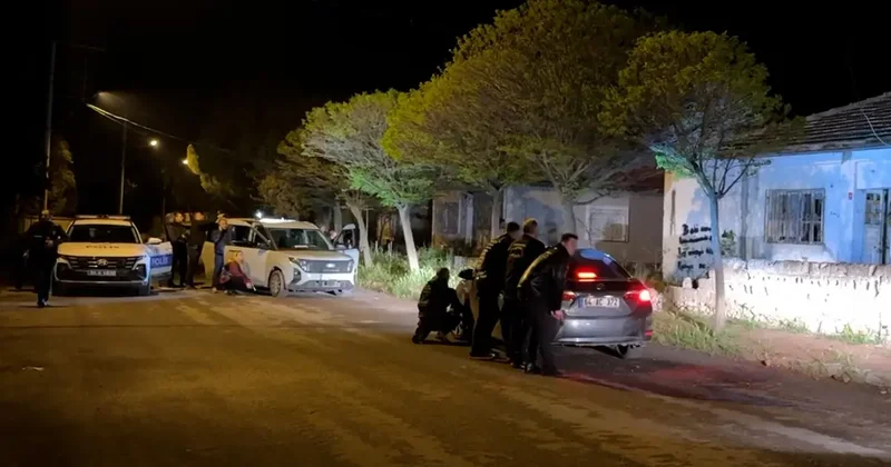 Uşak ta ihbara giden polislere ateş açıldı!