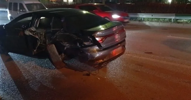 Osmangazi de trafik kazası: Otomobil takla attı, 1 yaralı Bursa Haberleri