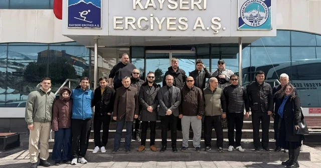 Rusya ve Türkmenistan dan iş insanları Erciyes i ziyaret etti Kayseri Haberleri