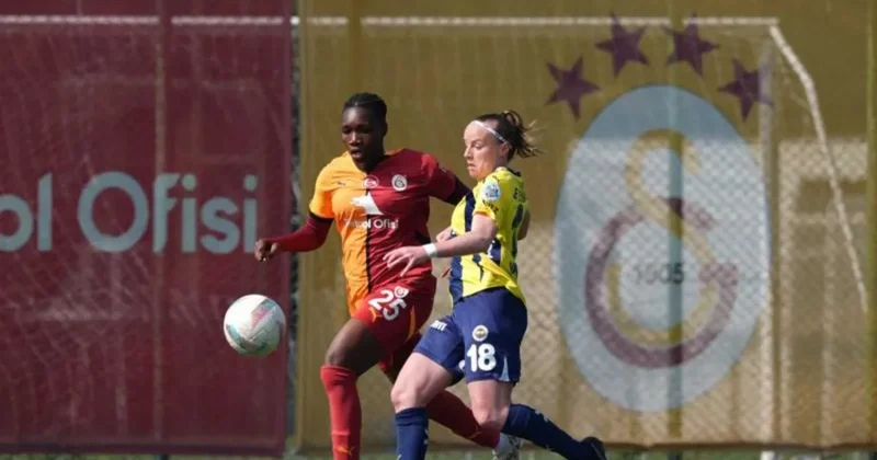 Kadın futbolunu da derbi heyecanı sardı!