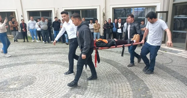 Aydın da otel personeline afet farkındalık eğitimi ve tatbikat Aydın Haberleri