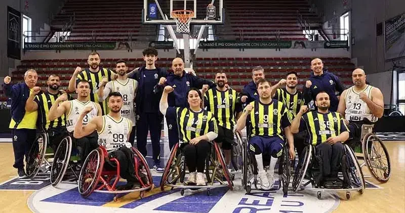 Fenerbahçe Tekerlekli Sandalye Basketbol Takımı, Galatasaray ı yenerek Avrupa Şampiyonu oldu