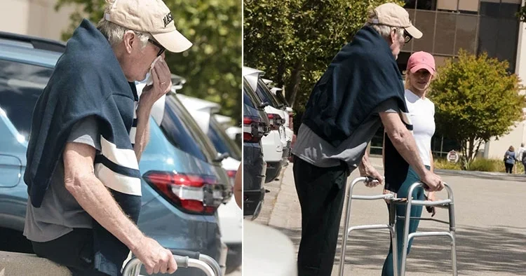 Ekranın hızlı yakışıklısı hayranlarını üzdü… Zaman ona da acımadı… Yürüteç yardımıyla yürüyor