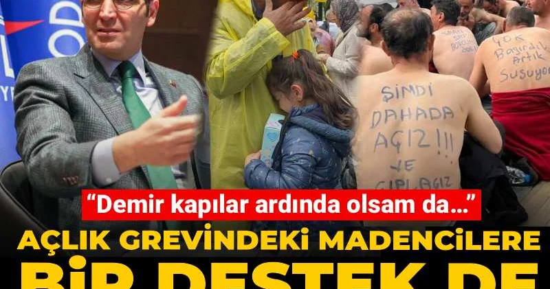 Açlık grevindeki madencilere bir destek de Resul Emrah Şahan’dan geldi! “Demir kapılar ardında olsam da…”