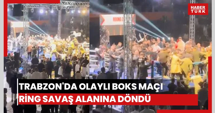 Trabzon da ring savaş alanına döndü