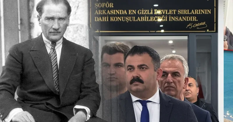 Bu kadarına da pes! Atatürk e ait olmayan sözü şoförler odasına astılar Sözcü Gazetesi