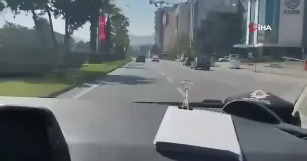 Polis seferber oldu: Öğrenci son anda sınava yetişti