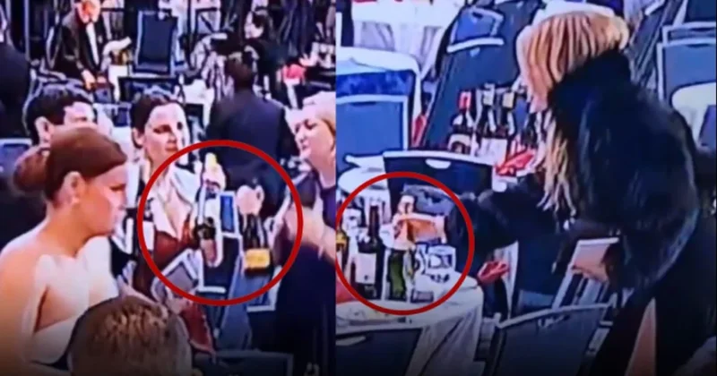 Silah sesleri patlarken salondakiler içki şişelerini çantalarına attı Sözcü Gazetesi