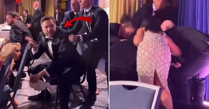 Saldırı sırasında çarpıcı görüntü! Önce Vance çıkarıldı, Trump tahliye edilirken sendeledi