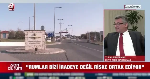 KKTC Cumhurbaşkanı Erhürman: GKRY de toprak alan İsrail e çocuk katillerini muhatap almam