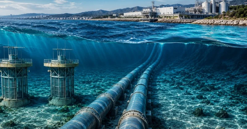 Akdeniz’in altında dev koridor oluşturuldu: Her gün 200 milyon litre su içilebilir hale getiriliyor Sözcü Gazetesi