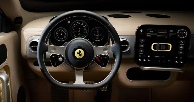 Ferrari ilk tam elektrikli otomobilini tanıttı! Şaşırtan tasarım