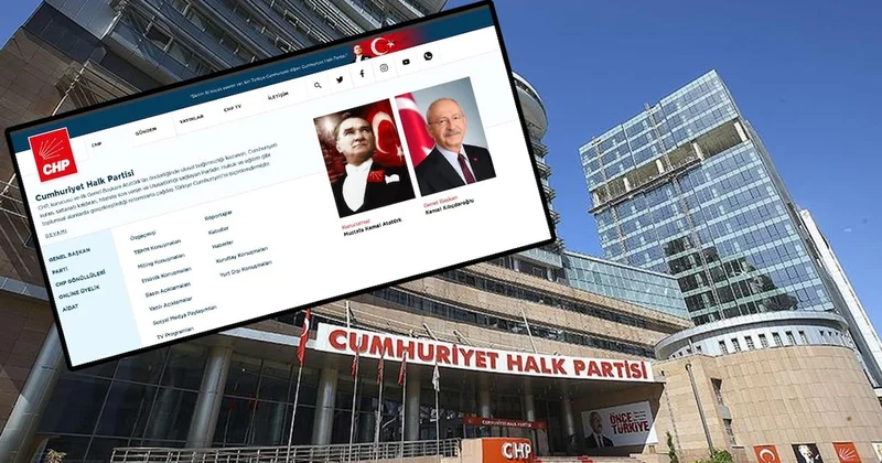 CHP nin internet sitesinde dikkat çeken güncelleme Sözcü Gazetesi