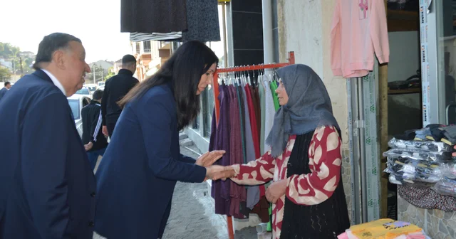 AK Parti li Karaaslan, Havza da bayramlaşma programına katıldı Samsun Haberleri