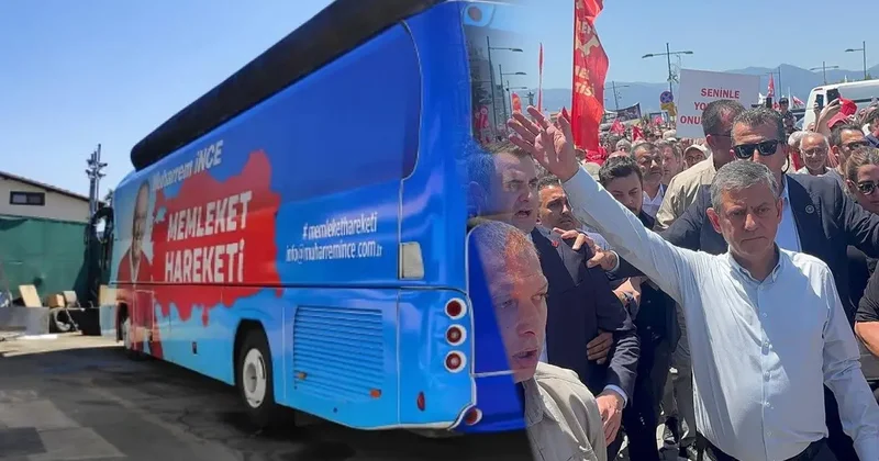 Muharrem İnce eski partisinin otobüsünü Özgür Özel e verdi